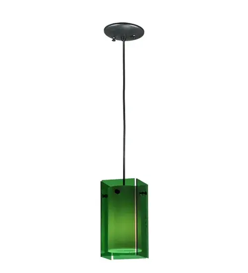 Every Meyda Tiffany item is a unique handcrafted work of art. Natural variations in the wide array of materials that we use to create each Meyda product make every item a masterpiece of its own. Photographs are a general representation of the product. Colors and designs will vary. Collection: Metro Finish: Textured Black Glass: Green Glass White Acrylic Cylinder Notes: Custom Crafted In Yorkville, New York Please Allow 50 Days Width: 6.00" Height: 15.00" Length: 5.00" Weight: 1.00 lb Number of Bulbs: 1 Maximum Wattage: 60.00 W Bulb Type: T10 Bulb Base: E26 Material: Steel Country of Origin: USA Safety Listing: Damp Safety Rating: Damp