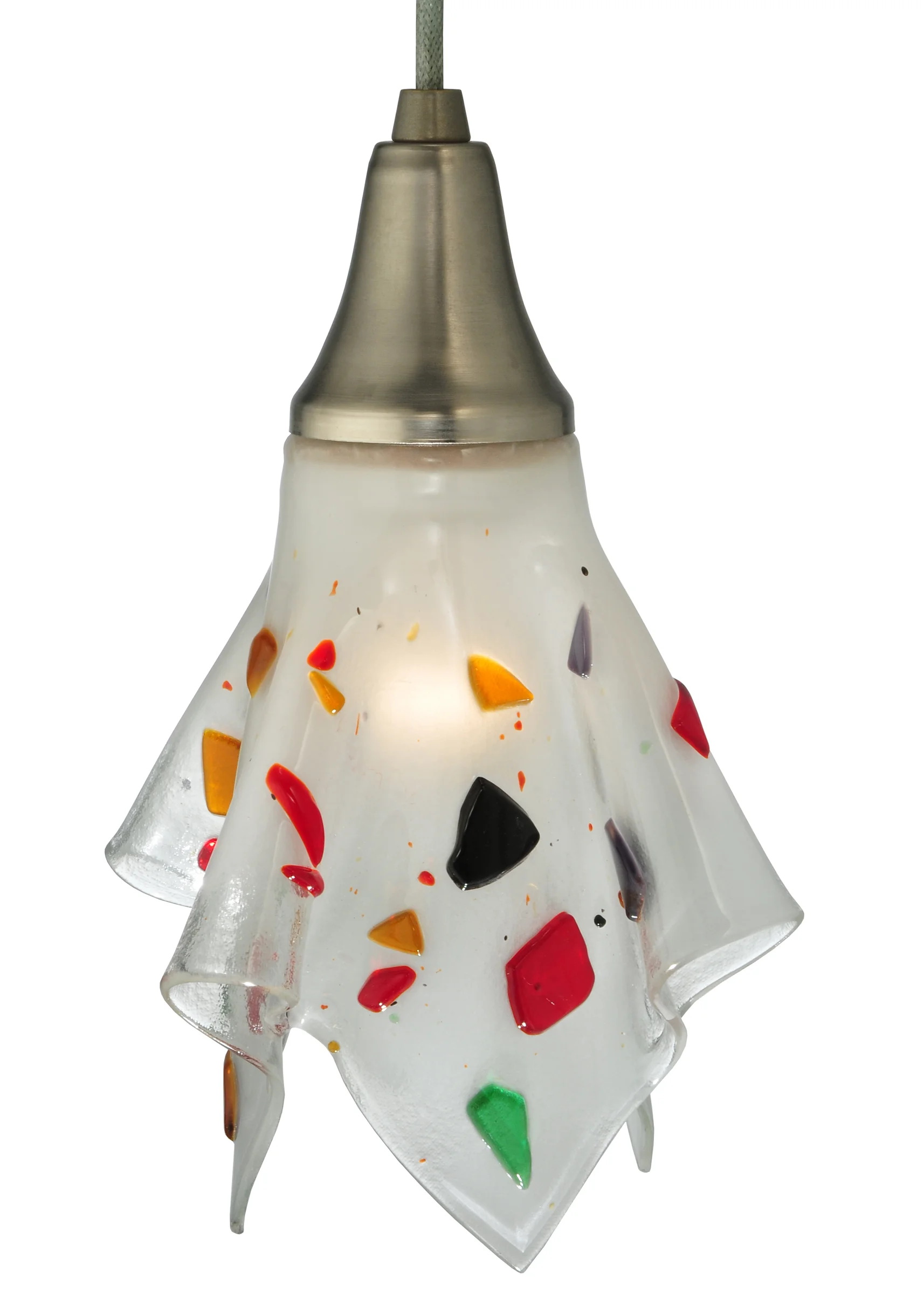 10"W Metro Fusion Pebbles Handkerchief Mini Pendant