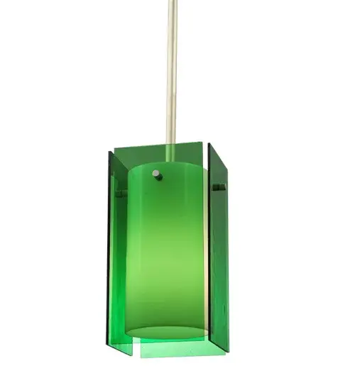 Every Meyda Tiffany item is a unique handcrafted work of art. Natural variations in the wide array of materials that we use to create each Meyda product make every item a masterpiece of its own. Photographs are a general representation of the product. Colors and designs will vary. Collection: Metro Finish: Brushed Nickel Glass: Green Glass White Cylinder Notes: Custom Crafted In Yorkville, New York Please Allow 50 Days Width: 6.00" Height: 27.00" Length: 5.00" Weight: 13.00 lb Number of Bulbs: 1 Maximum Wattage: 60.00 W Bulb Type: T10 Bulb Base: E26 Material: Metal Or Polyresin Country of Origin: USA Safety Listing: Damp Safety Rating: Damp - alternate view