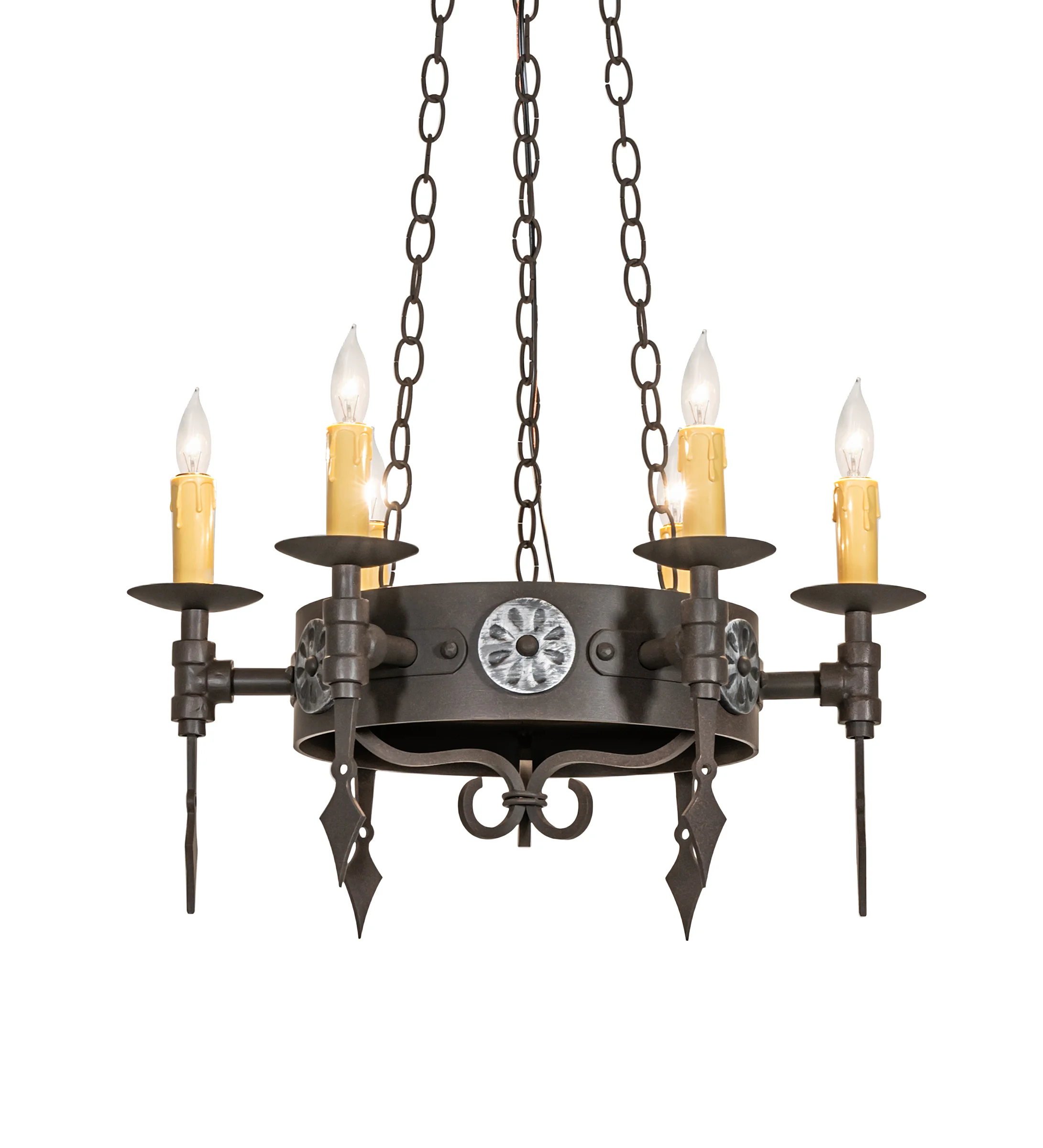 24" Wide Warwick 6 Light Chandelier