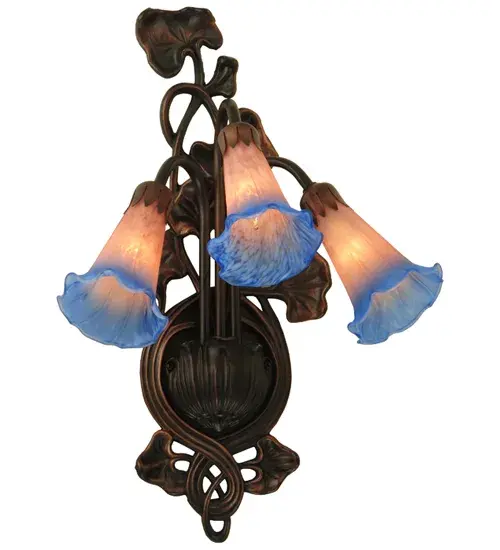 The Pink/Blue Pond Lily by Meyda Lighting - Image 1