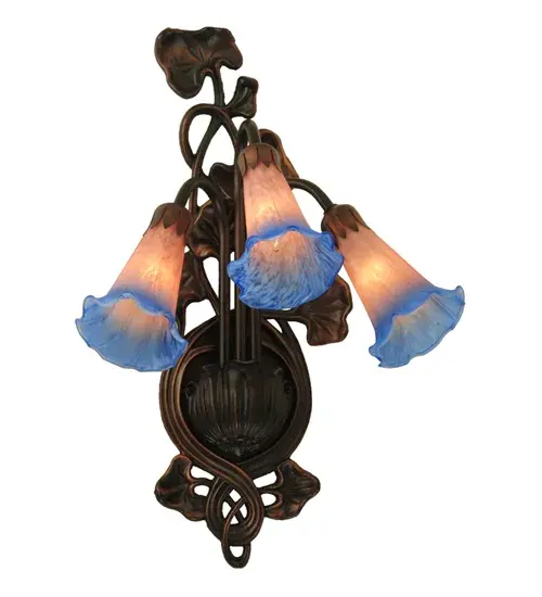 The Pink/Blue Pond Lily by Meyda Lighting - Image 2