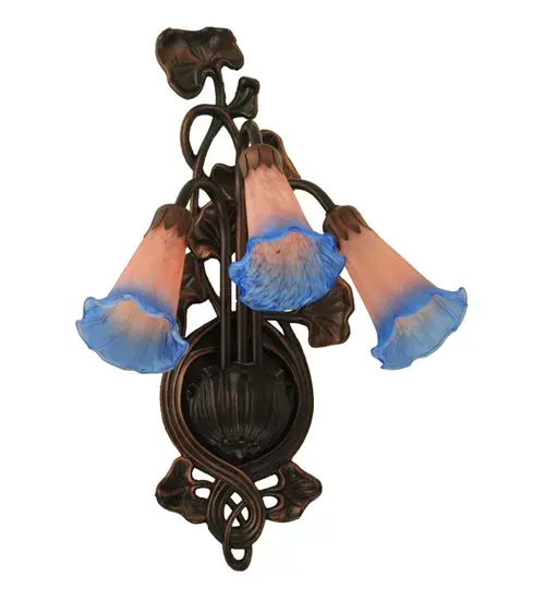The Pink/Blue Pond Lily by Meyda Lighting - Image 3