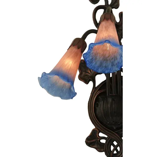 The Pink/Blue Pond Lily by Meyda Lighting - Image 8