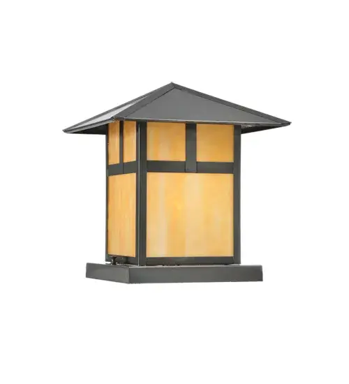 Constructed of Solid Brass; this lighting fixture is handcrafted for durability and longevity and is resistant to rust and corrosion; making it perfect for exterior applications. A stunning Craftsman statement is captured with a dramatic T-Mission design. The Beige Art Glass diffuser is enhanced with a frame and hardware featured in a Craftsman Brown finish. The fixture is ideal for placement on columns and posts on decks and patios in timber homes; modern farmhouses; and other spaces from Traverse City; Michigan; to Lake Tahoe; Nevada; to Lake Geneva; Wisconsin. The Seneca T Mission Pier Mount is included in our American-made; American-designed; handcrafted Craftsman Signature Series and manufactured in Yorkville; New York. UL and cUL listed for dry; damp; and wet locations. Our Build Your Own Craftsman Signature Series features unlimited combinations of styles. The collection is called Build Your Own because it is fully configurable and customizable from size and design to finish and lens color. Our Build Your Own Craftsman Signature Series features unlimited combinations of styles. The collection is called Build Your Own because it is fully configurable and customizable from size and design to finish and lens color. Marine grade; solid brass; or copper raw materials are utilized to ensure items from the Craftsman Signature Series of outdoor and indoor lighting will stand the test of time; as these premium metals are impervious to most types of oxidation. Hand-applied Patina finishes on brass and copper are sealed with a clear varnish and over time; may require gentle maintenance; such as wax; to delay or reverse the natural living finish attributes indicative of this finishing process. Patina finishes on brass and copper provide strong resistance to fading from sun exposure; will not chip or crack; and will not rust like a steel-framed item in the same conditions. Choose from many style options; or send us your concept today! Call today to learn how to use the configuration tool available on our website for an instant item number!