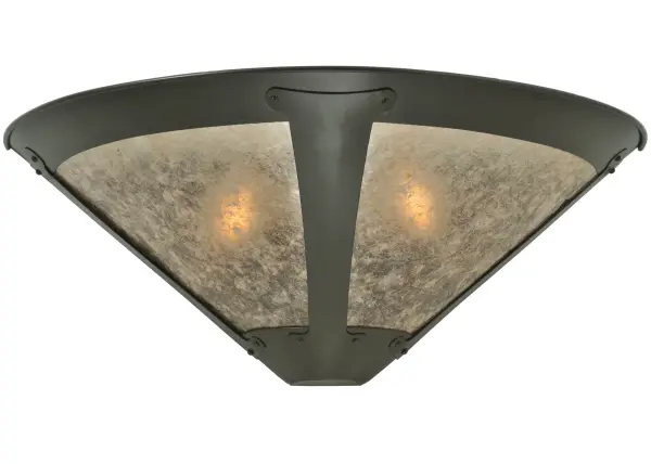 Created in the tradition of American master craftsmen; this uniquely designed wall sconce features a stunning Silver Mica lens that is embraced with a Timeless Bronze finished frame. The wall fixture is ideal for illuminating hallways; entryways; and other spaces in residential and hospitality settings. The Sutter Wall Sconce is included in our American-made; American-designed handcrafted Arts & Crafts Lighting Collection. The fixture is UL and cUL listed for dry and damp locations.
