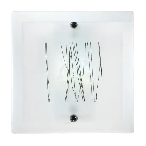 Inspired by bare trees against a Winter White sky; this abstract landscape design highlights our innovative fused glass wall fixture. Frost White glass drizzled with Midnight Black is fused together for a striking look. The shade is attached to powder coated Nickel finished steel hardware. Designed and created by Meyda artists and craftsmen at the foothills of the Adirondack Mountains in Upstate New York. Energy efficient lamping options available UL listed for damp locations.