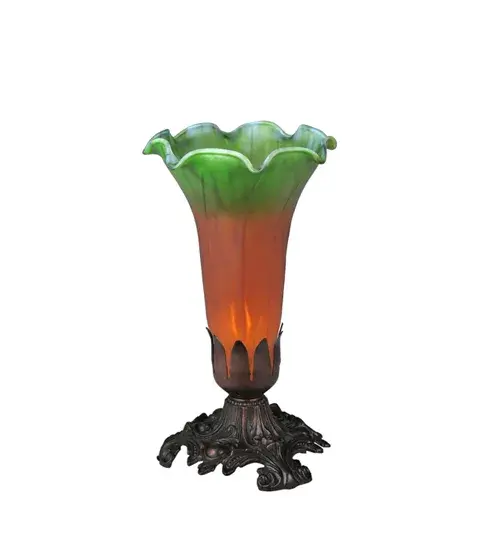 The Amber/Green Pond Lily by Meyda Lighting