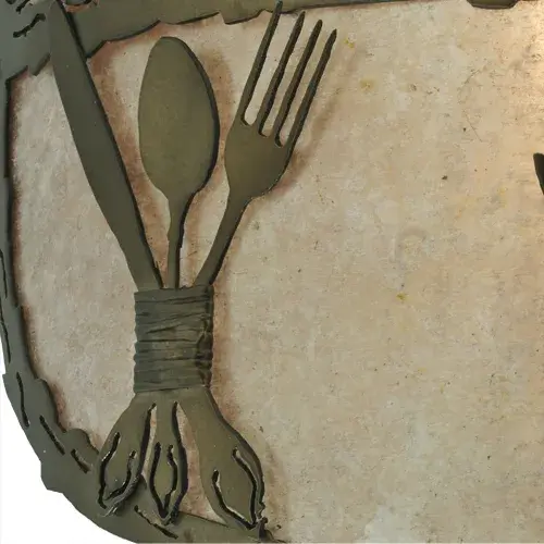 15" Wide Lake Clear Lodge Wall Sconce - Image 11