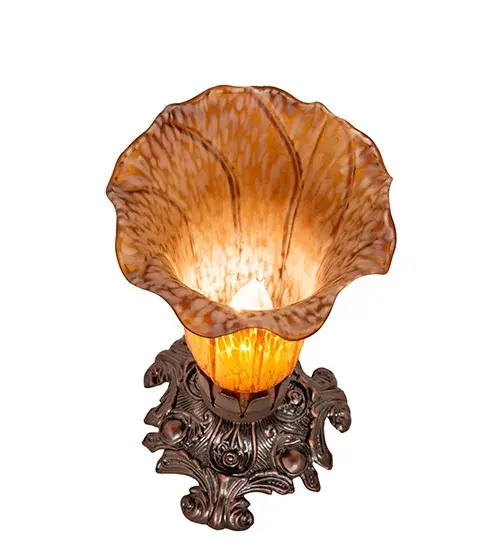 The Amber Pond Lily by Meyda Lighting - Image 4