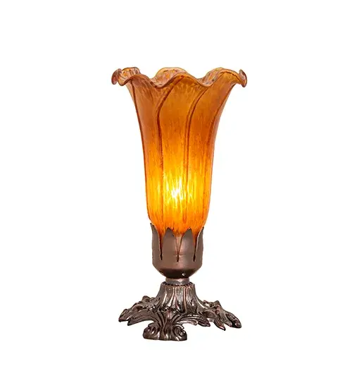 The Amber Pond Lily by Meyda Lighting - Image 5