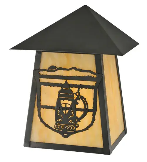 9" Wide Lake Clear Lodge Stein Wall Sconce - Image 4