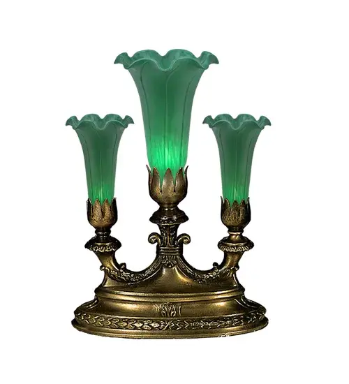 The Green Tiffany Pond Lily by Meyda Lighting