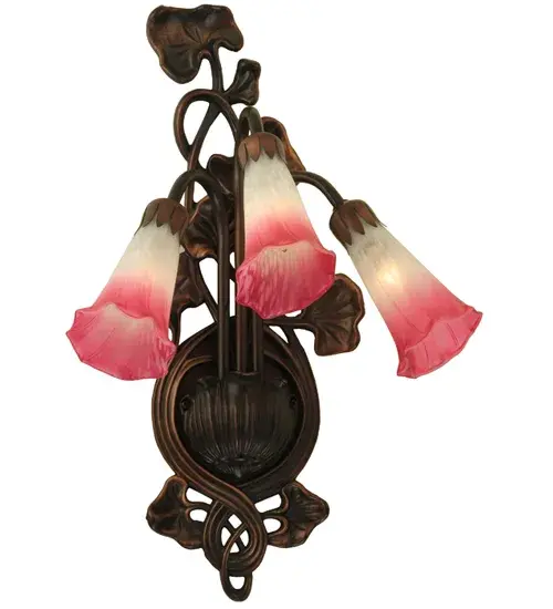 The Pink/White Pond Lily by Meyda Lighting - Image 1