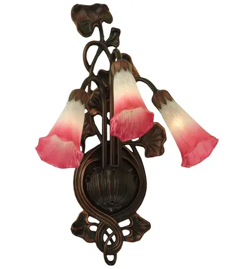 The Pink/White Pond Lily by Meyda Lighting - Image 2