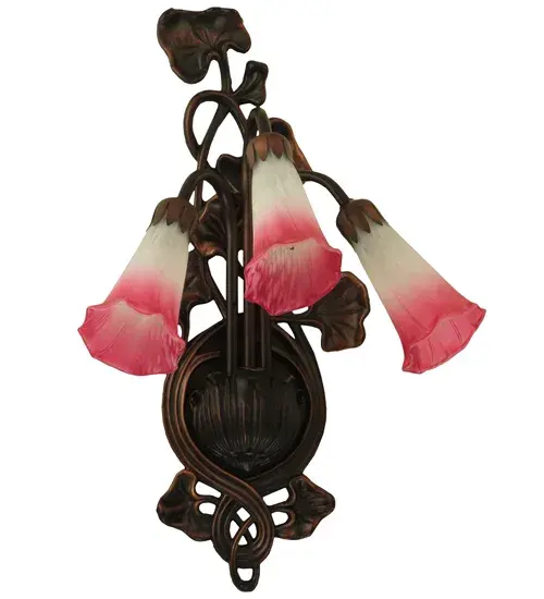 The Pink/White Pond Lily by Meyda Lighting - Image 3