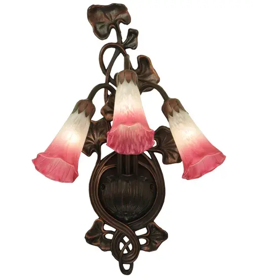 The Pink/White Pond Lily by Meyda Lighting - Image 5