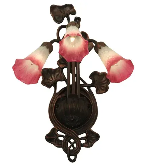 The Pink/White Pond Lily by Meyda Lighting - Image 6