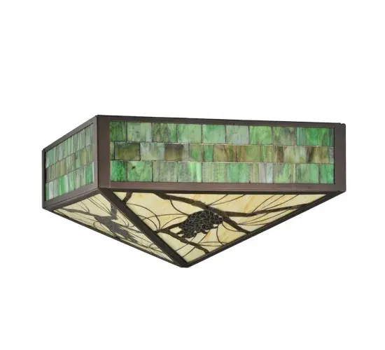 The Green Pine Branch by Meyda Lighting - Image 3