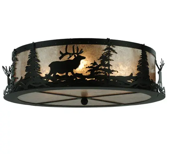 The Elk at Dusk by Meyda Lighting - Image 1