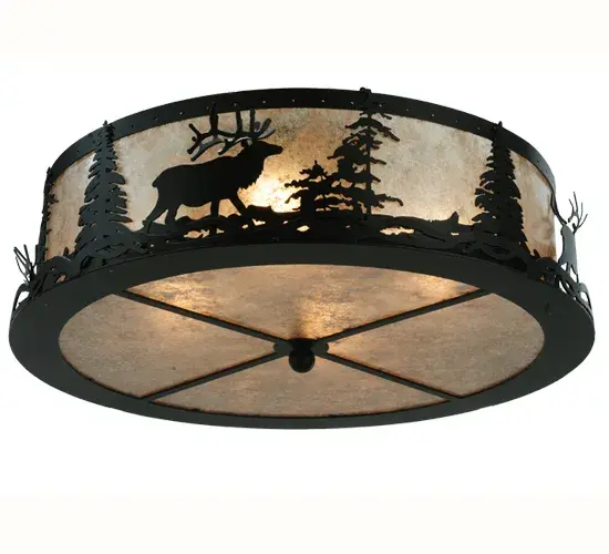 The Elk at Dusk by Meyda Lighting - Image 6