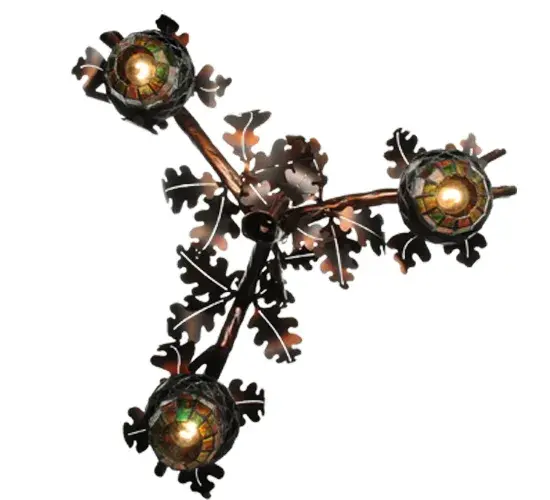 The Acorn Branch by Meyda Lighting - Image 4