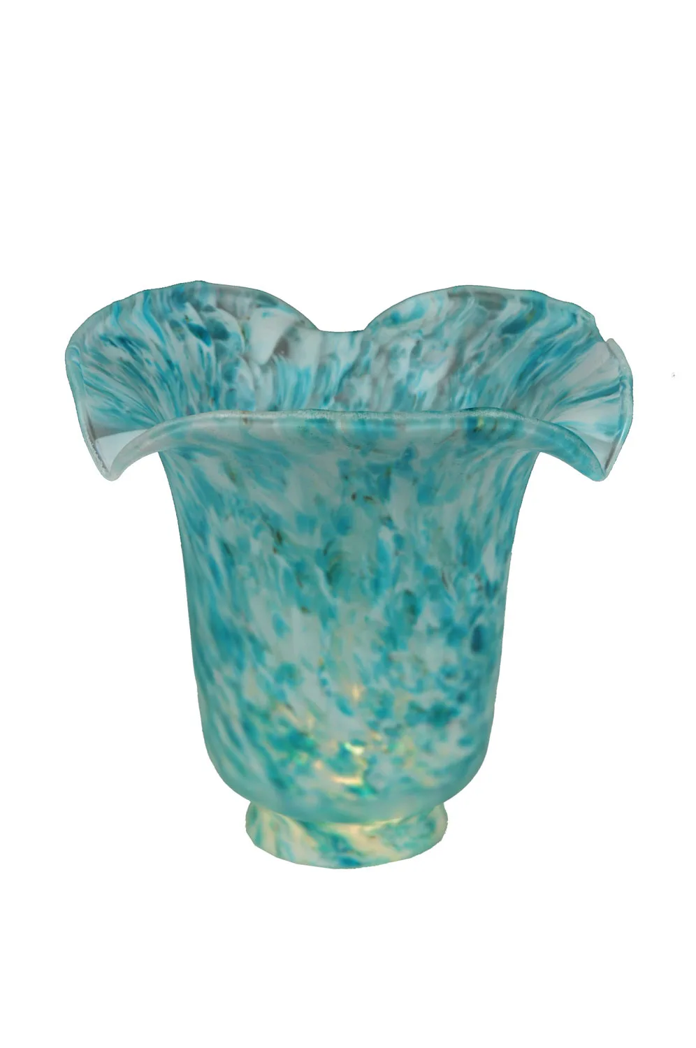 Fluted Shade in Blue