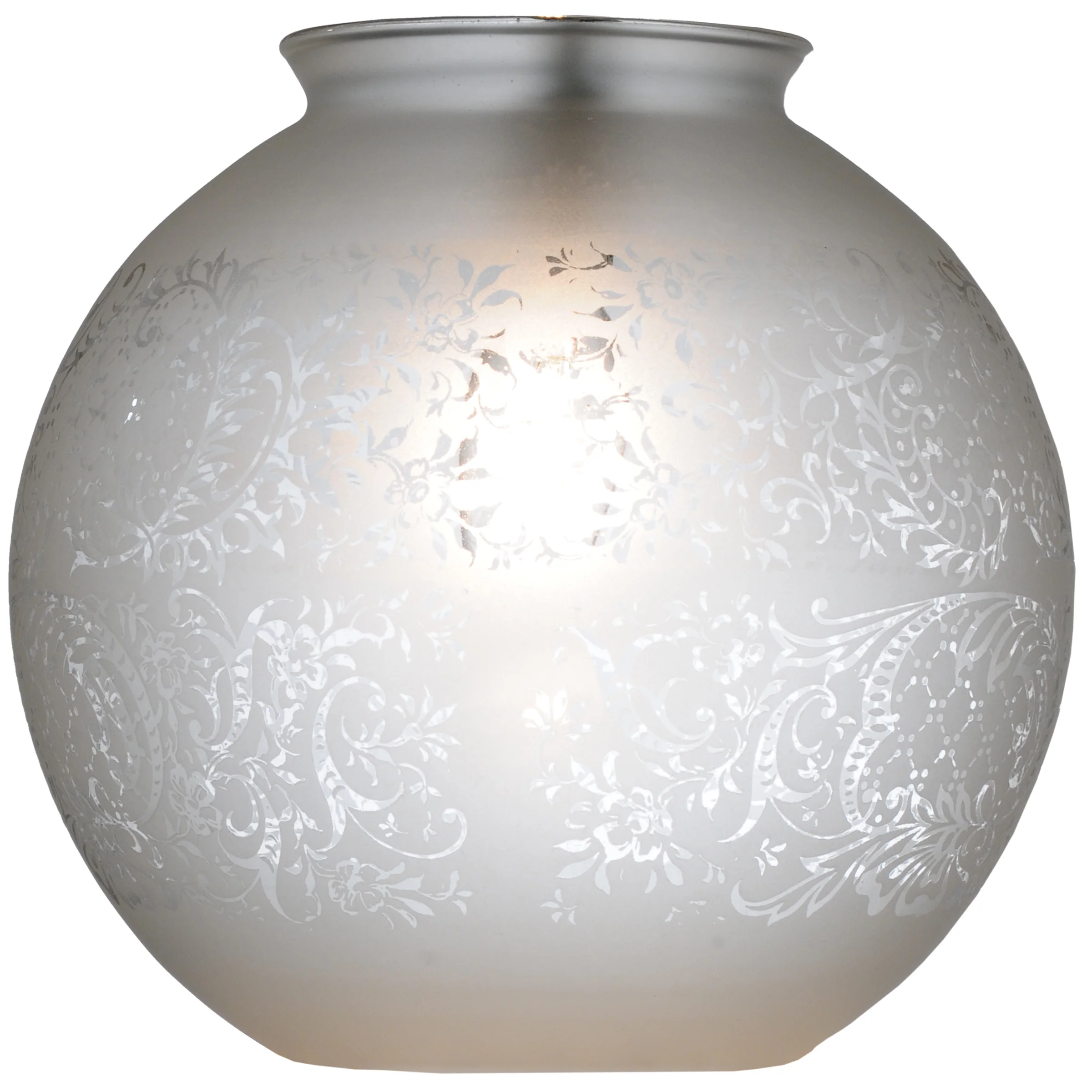 8" Wide Vianne Hand Blown Shade