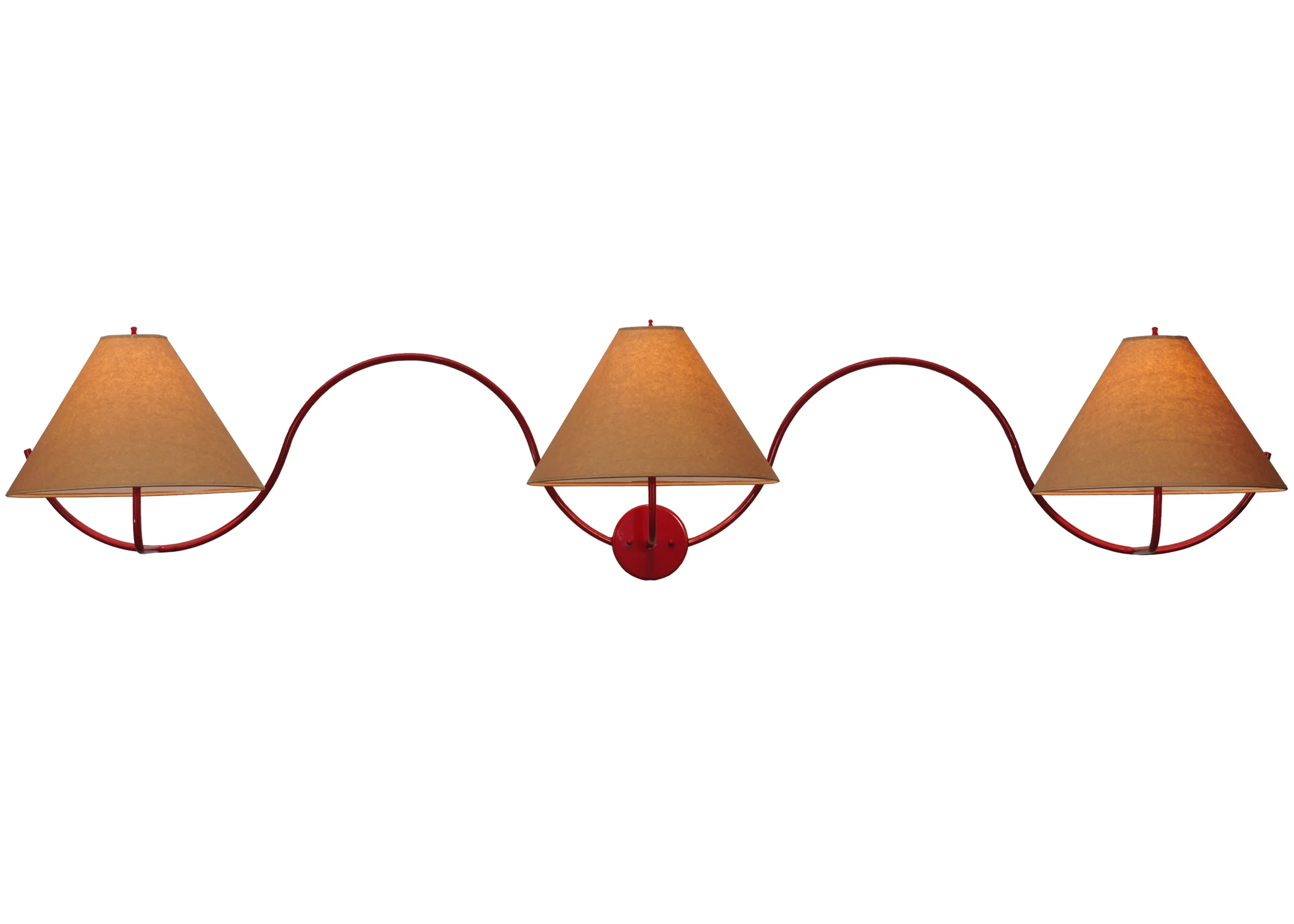 84" Wide Soundwave 3 Light Wall Sconce