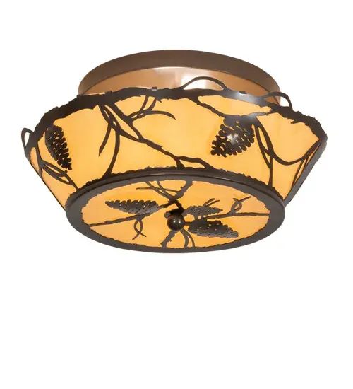 The material is Steel and Idalight. The finish is Timeless Bronze. The diffuser is Tawnyrock Idalight. - alternate view