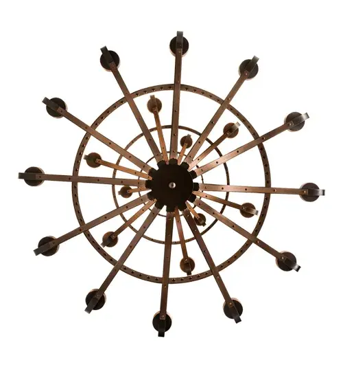 62" Wide Castilla 21 Light Three Tier Chandelier - Image 7
