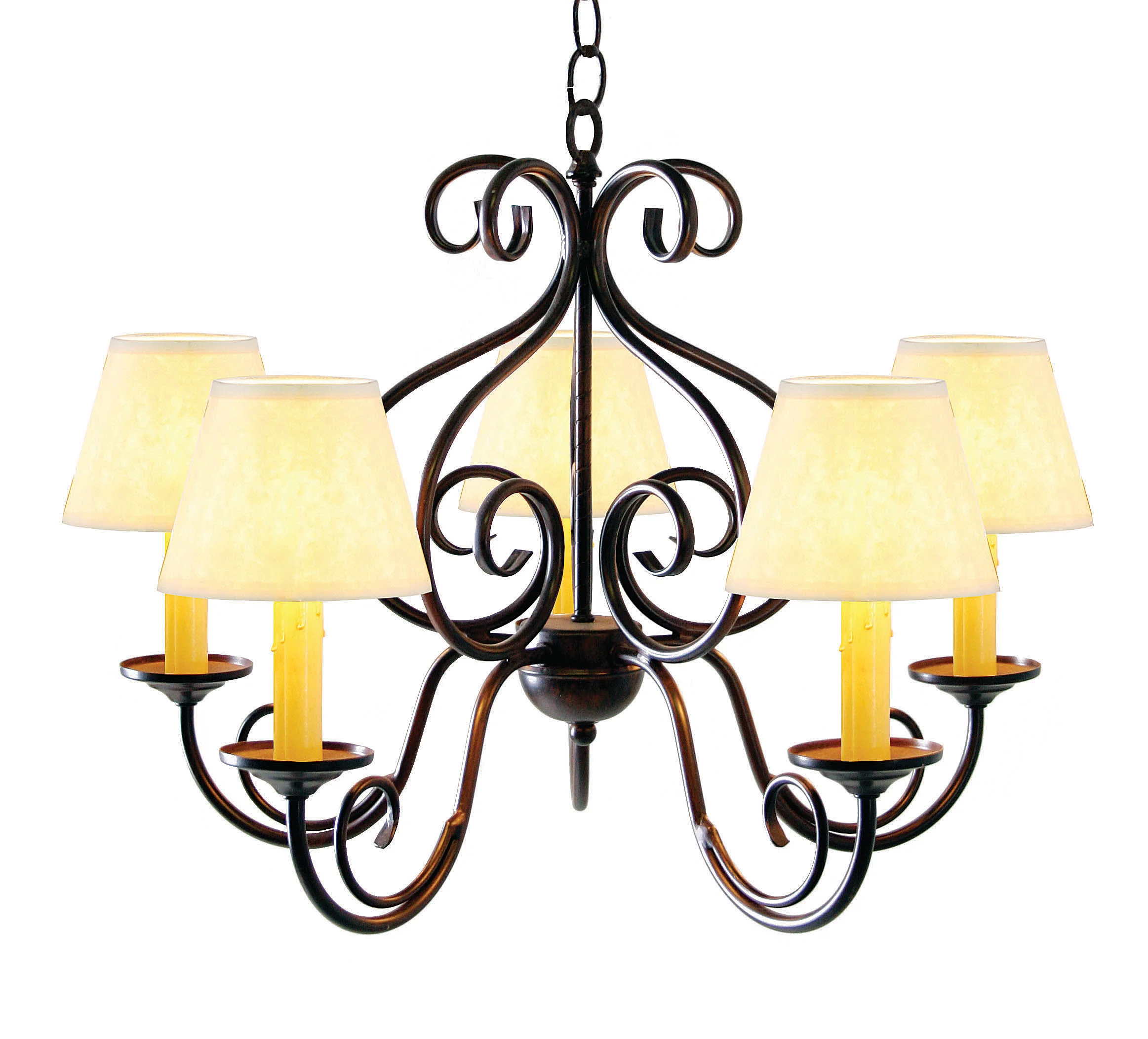 24" Wide Jenna 5 Light Chandelier