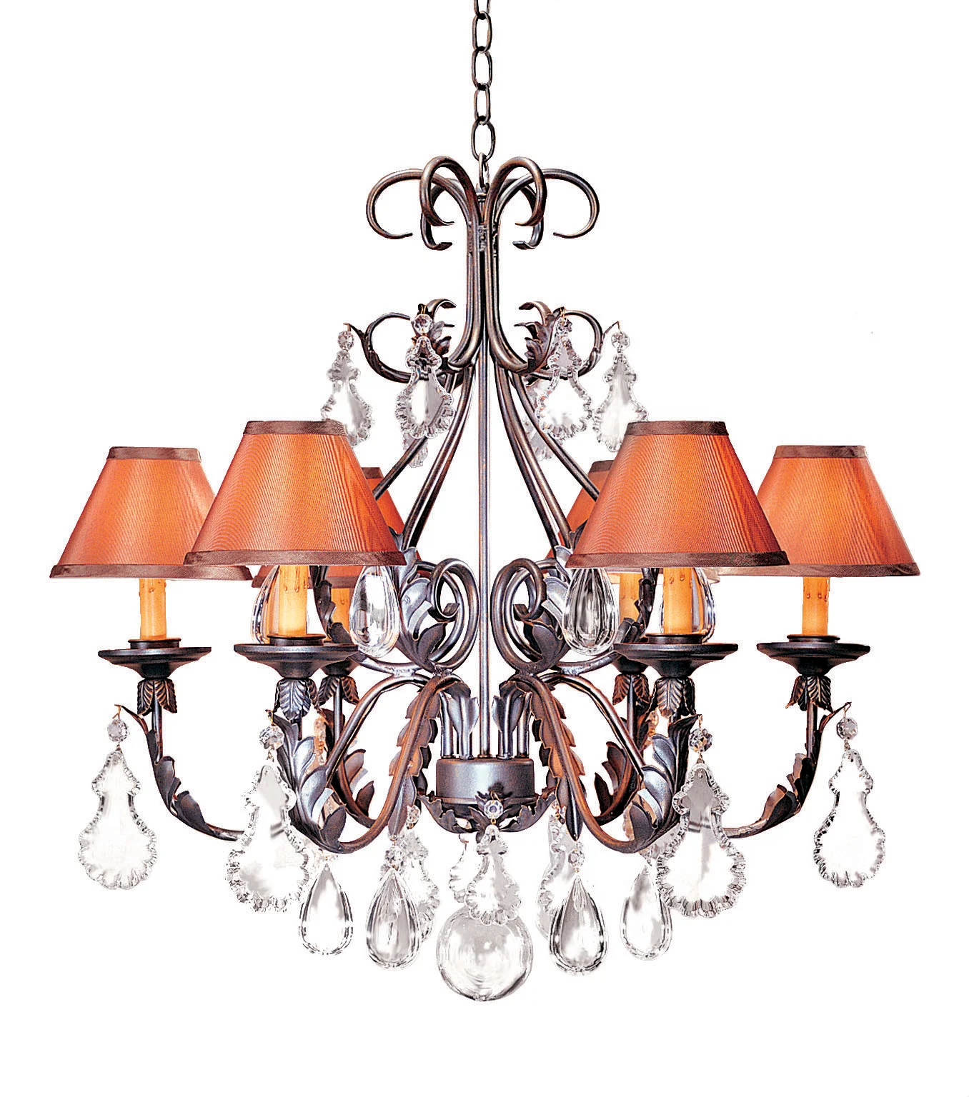 28" Wide French Elegance 6 Light Chandelier