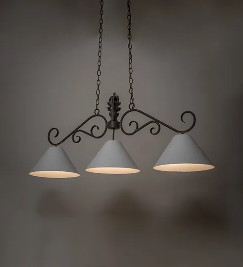 48" Long Bristol 3 Light Island Pendant