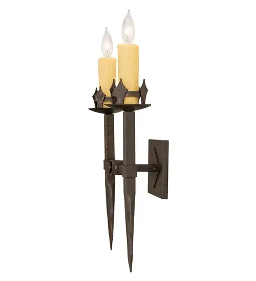 15" Wide Castilla 2 Light Wall Sconce - Image 8