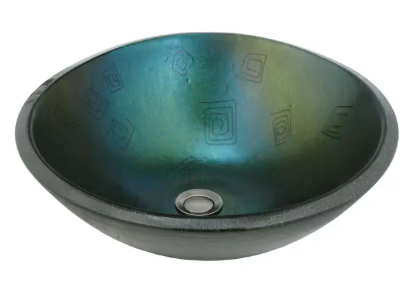 Meyda's functional Fused Glass Sink will be the talk of the town after guests use it in your wash room or powder room. The handcrafted vessel is 3/4 of an inch thick; finished and high fired in our kilns for over a five day period. Made in the USA by Meyda artisans.