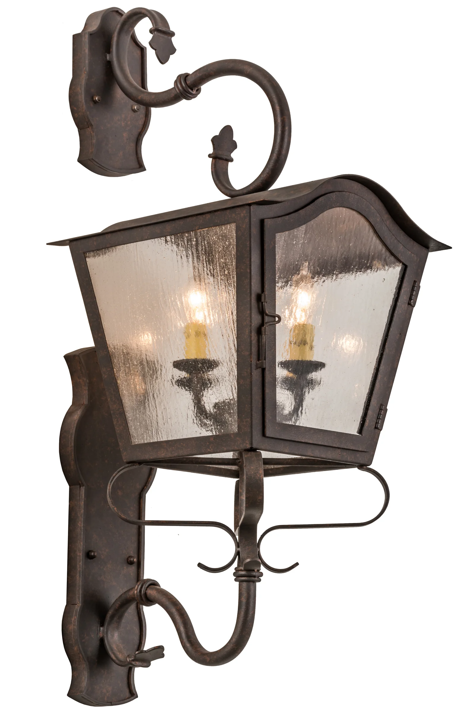 Christian Four Light Wall Sconce in Cajun Spice