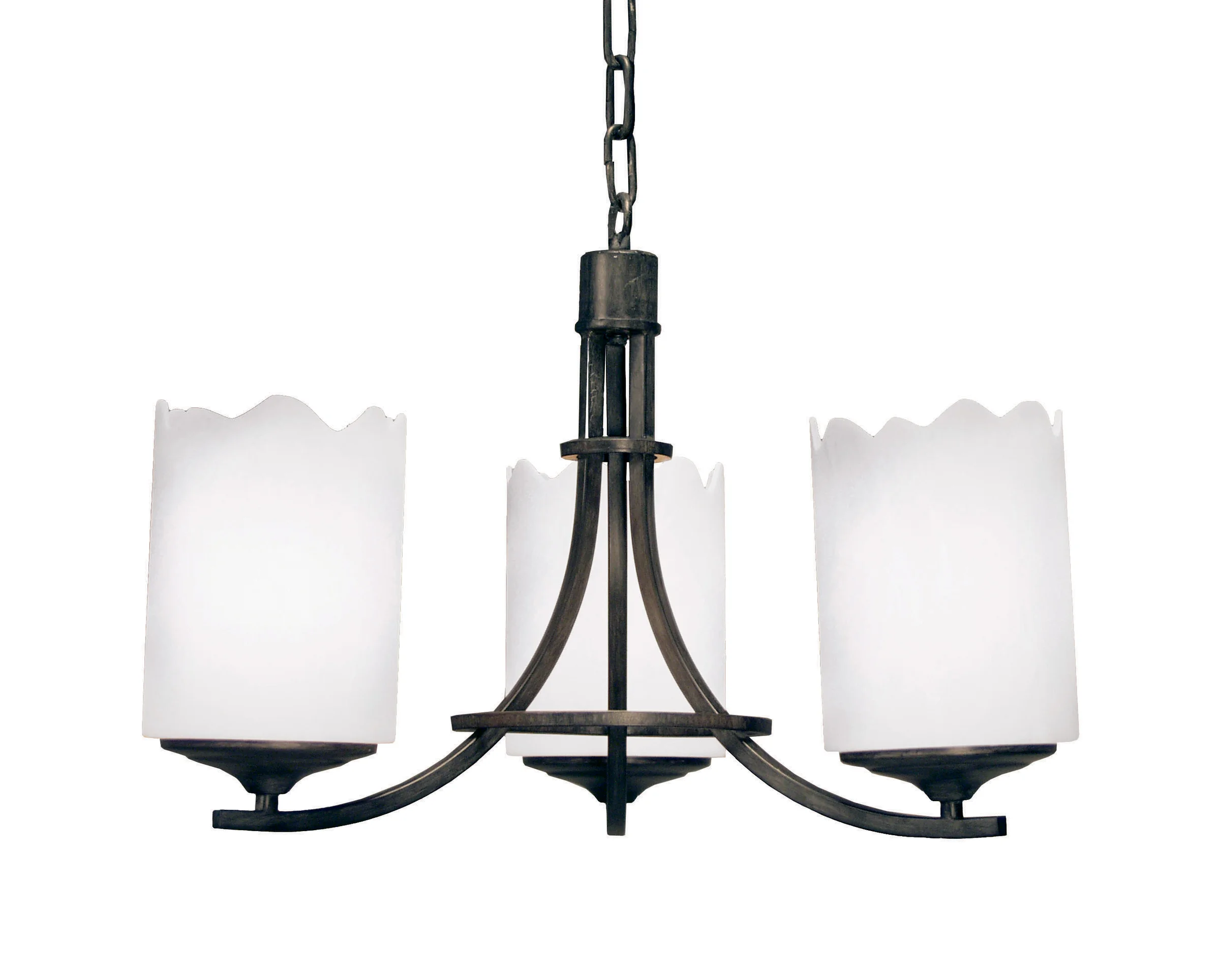 20" Wide Octavia 3 Light Chandelier
