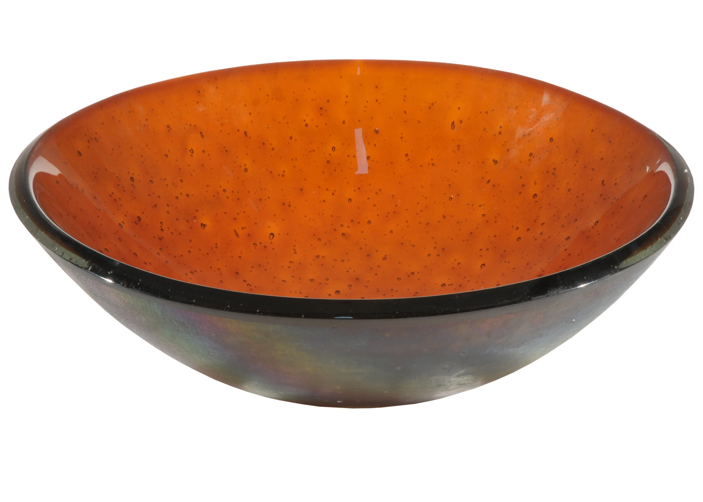 Metro Fusion Glass Sink in Black Metal