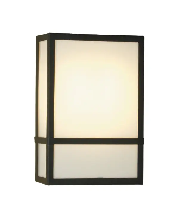 A transitional wall sconce inspired by the minimalist movement. The Ethan wall luminaire reveals a geometric profile and straight line design. This fixture features a Statuario Idalight diffuser which is enhanced with Antique Iron Gate finished frame and hardware. Handcrafted by highly skilled artisans in our Upstate New York manufacturing facility; this ADA Compliant fixture is available in custom sizes; styles; colors and dimmable energy efficient lamping options such as LED. The 12-inch tall luminaire is UL and cUL listed for damp and dry locations.
