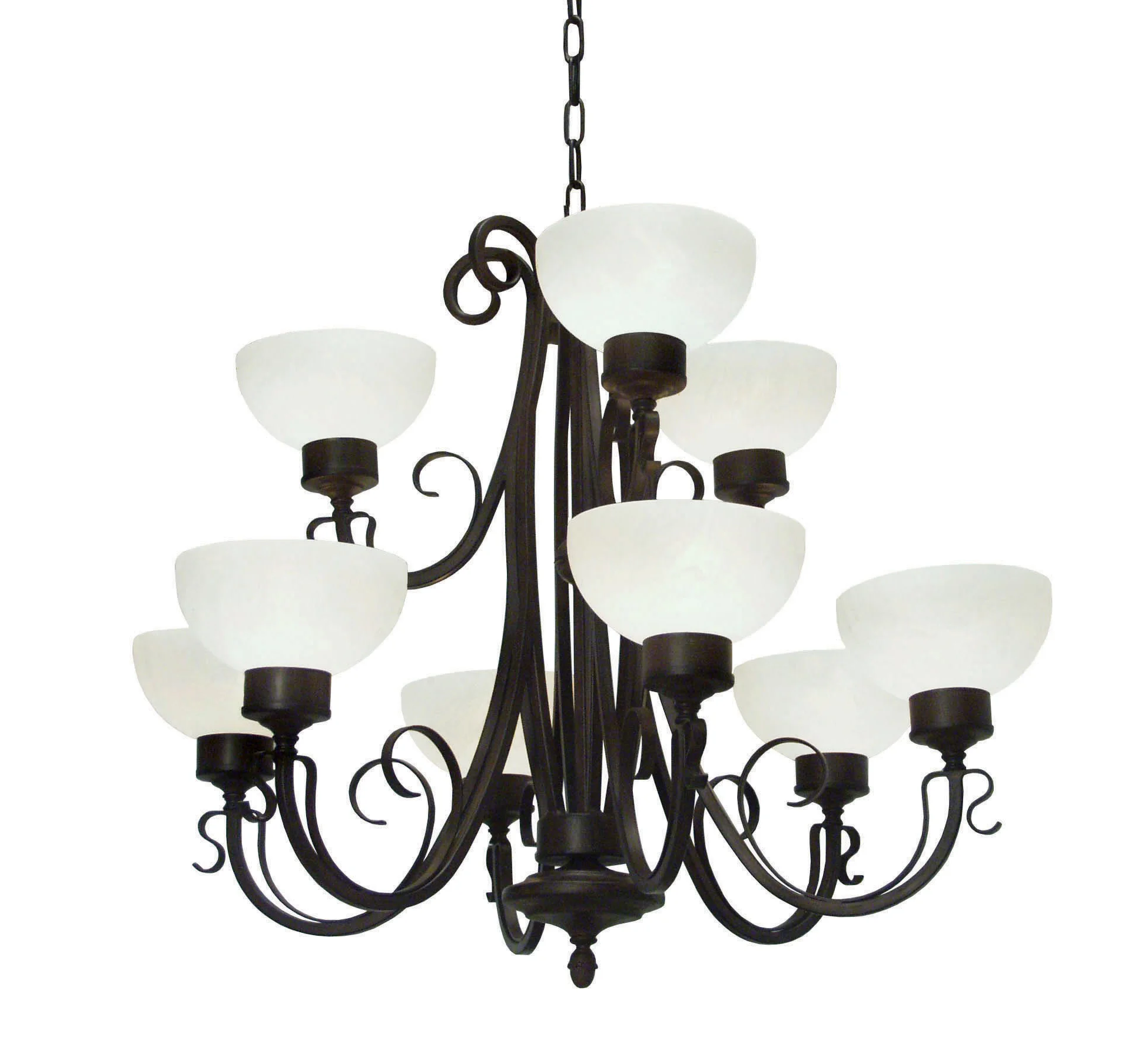 36" Wide Mirasol 9 Light Chandelier