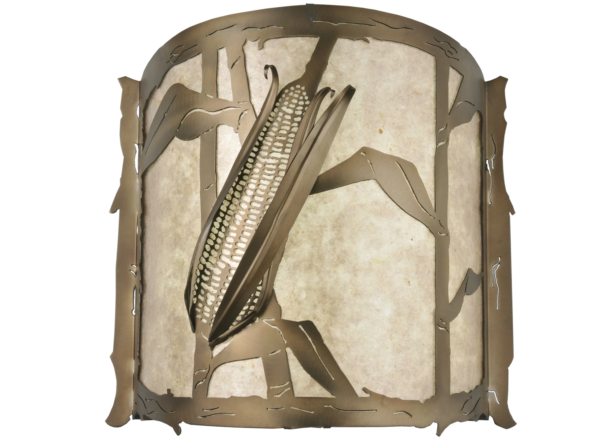 Corn LED Wall Sconce in Antique Copper