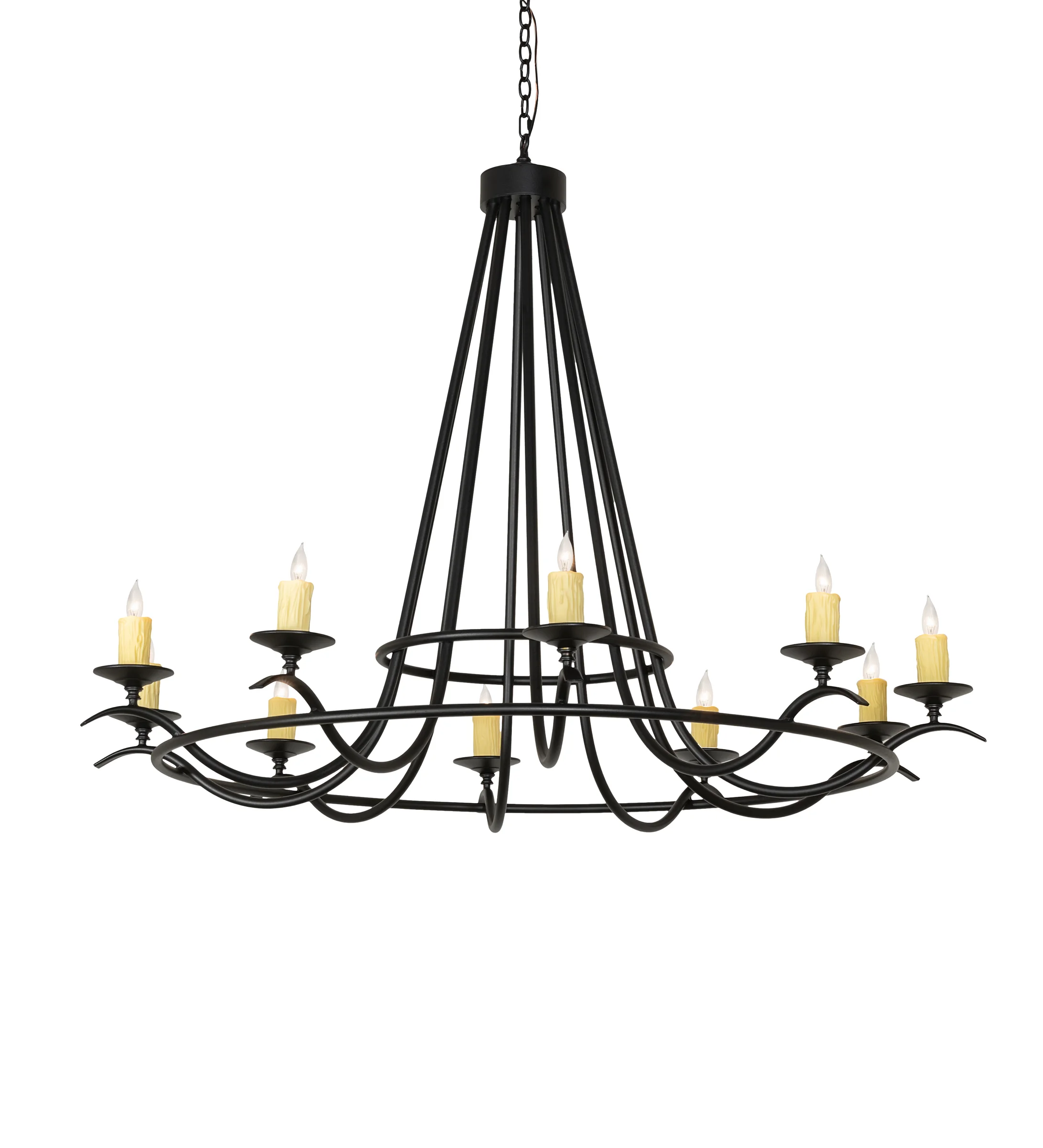 60" Wide Octavia 10 LT Chandelier