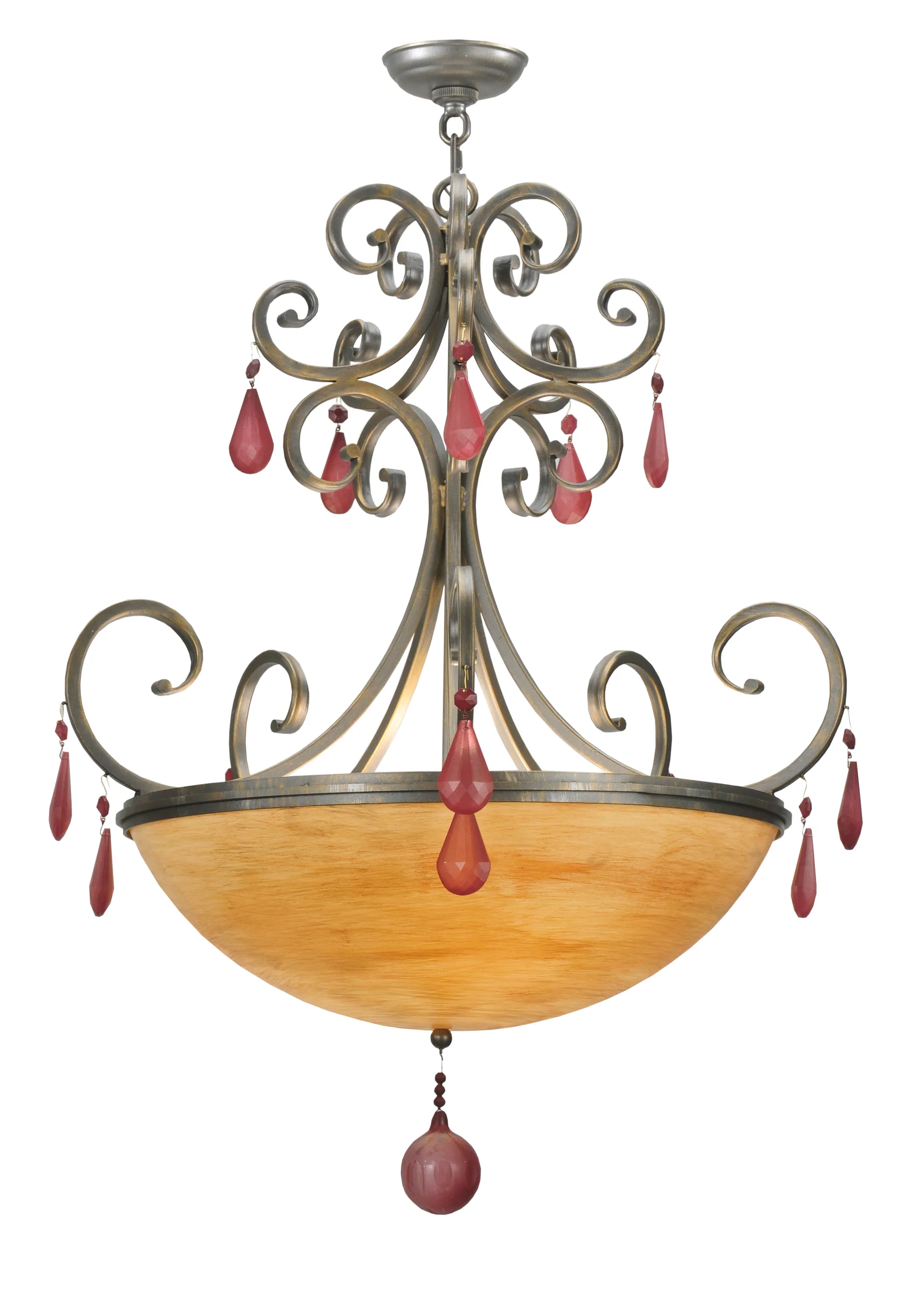 28"W Jeri Inverted Pendant