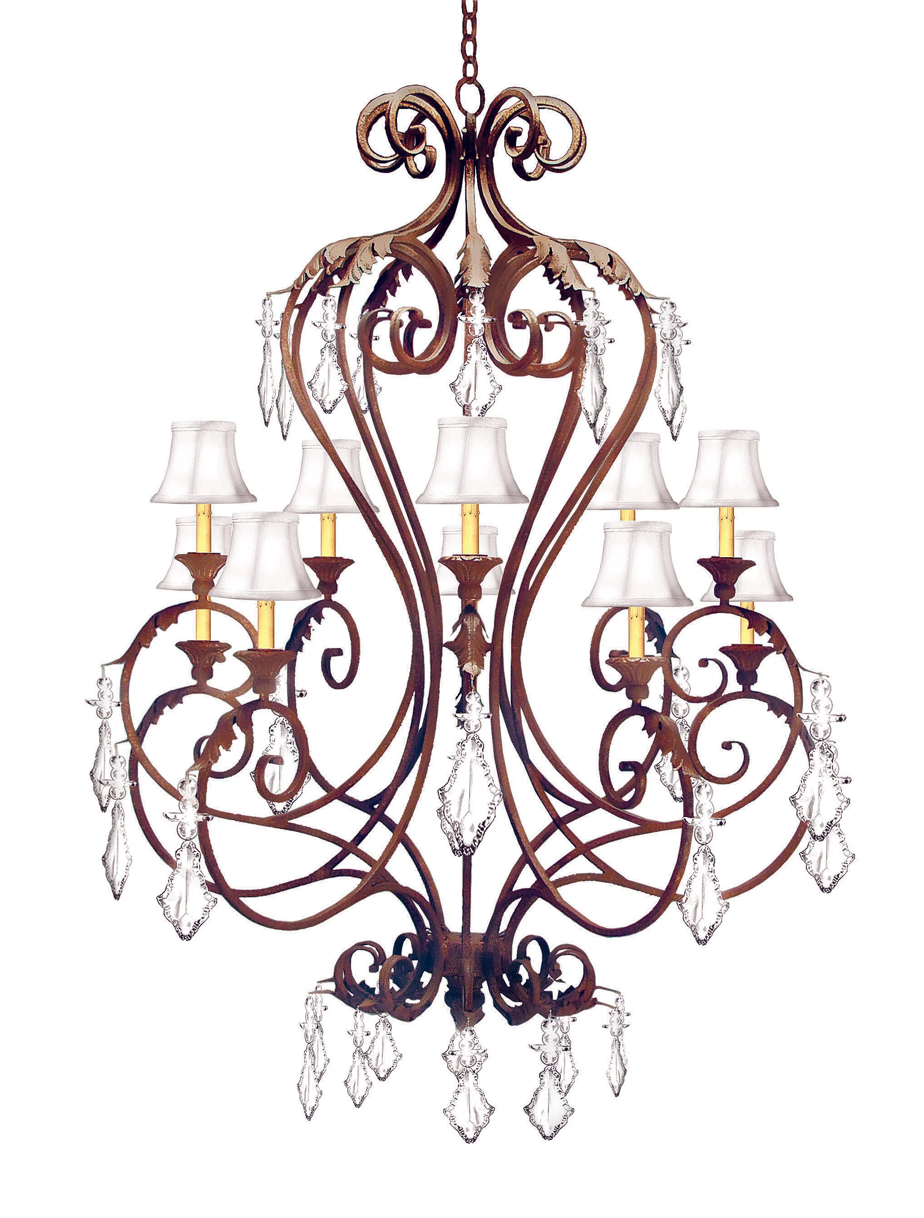 42" Wide Josephine 10 Light Chandelier