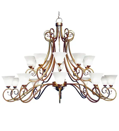 96" Wide Angelo 20 Light Two Tier Chandelier