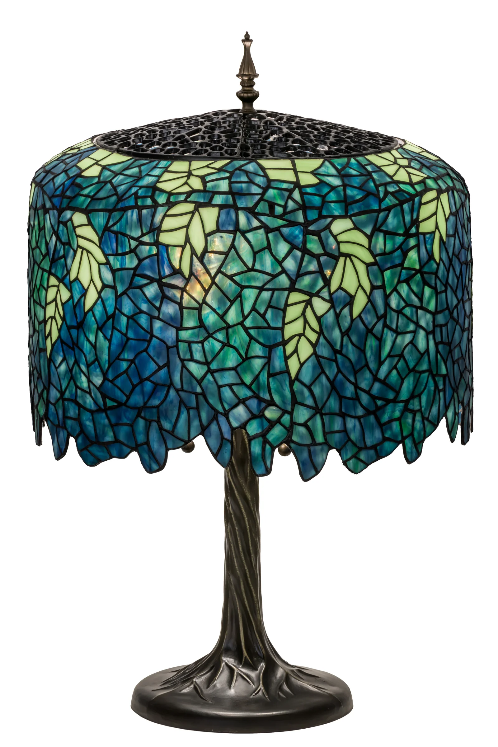 28" High Tiffany Wisteria Table Lamp