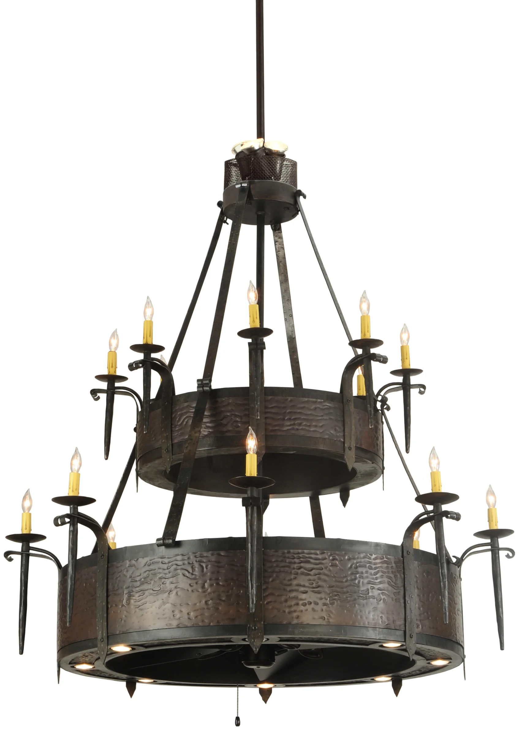 Costello 24 Light Chandelier in Oiled Bronze
