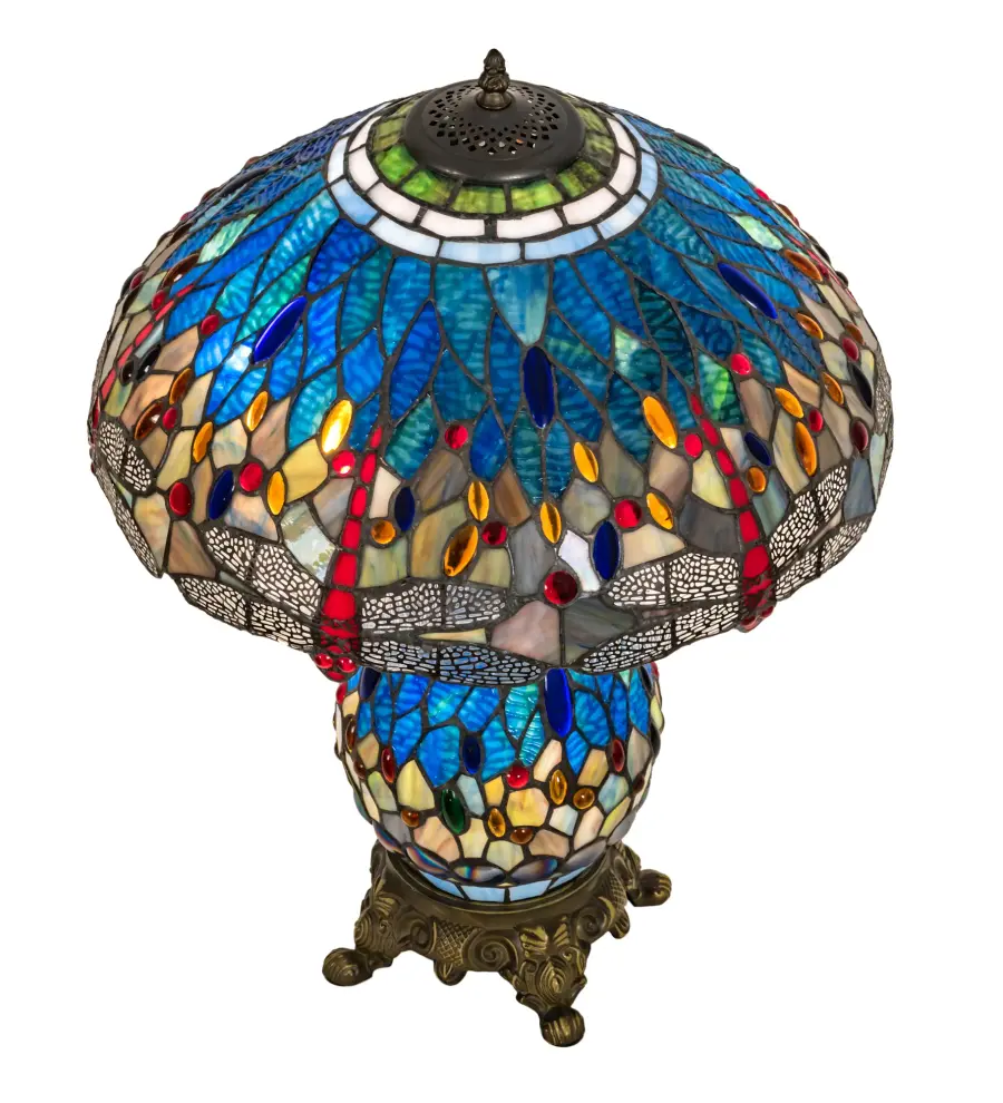 The Tiffany Hanginghead Dragonfly by Meyda Lighting - Image 4