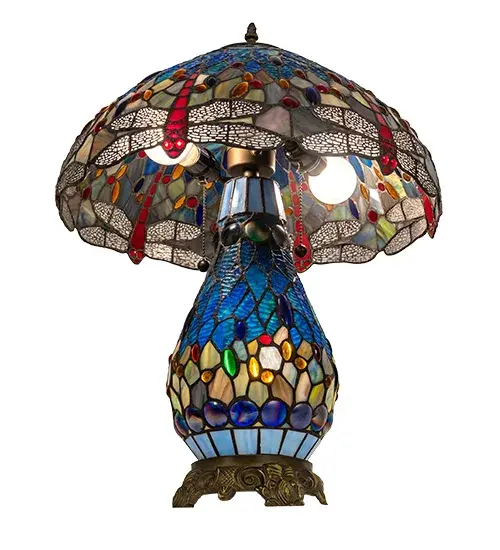 The Tiffany Hanginghead Dragonfly by Meyda Lighting - Image 6
